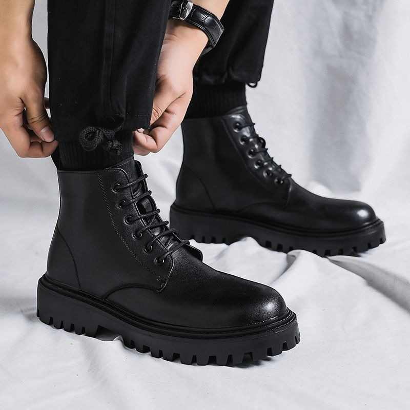 Męskie wysokie skórzane buty w – Men'S Shoes With Height Increase recenzja i cena