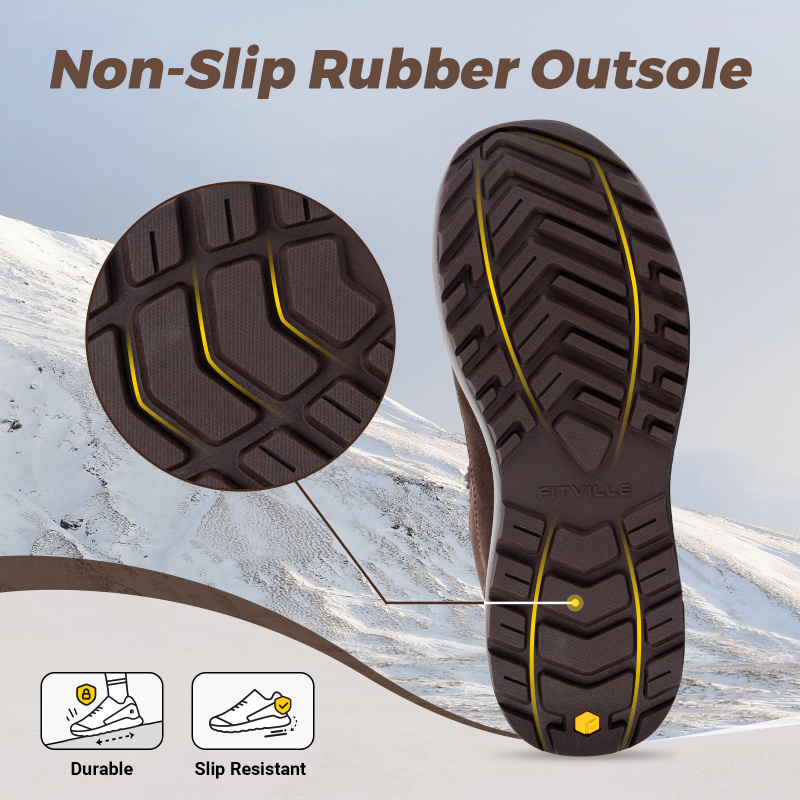 Buty zimowe męskie FitVille o  – Men'S Shoes Water Resistant recenzja i cena
