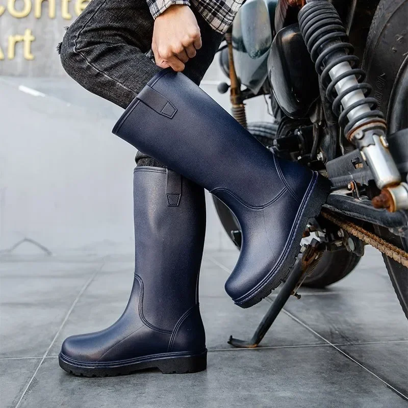 Rain Boots for Men Gum Fishing – Men'S Shoes Water Resistant recenzja i cena